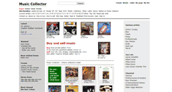 Desktop Screenshot of musiccollector.dk